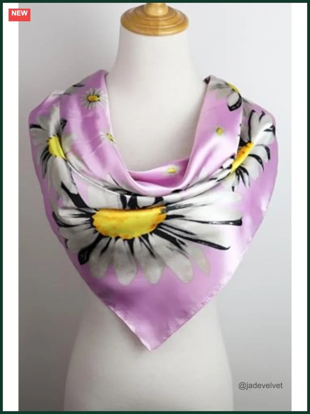 Satin Scarf 35x35 Silk Like Hair Wrap Square Bandana Headscarf for Women Sleep